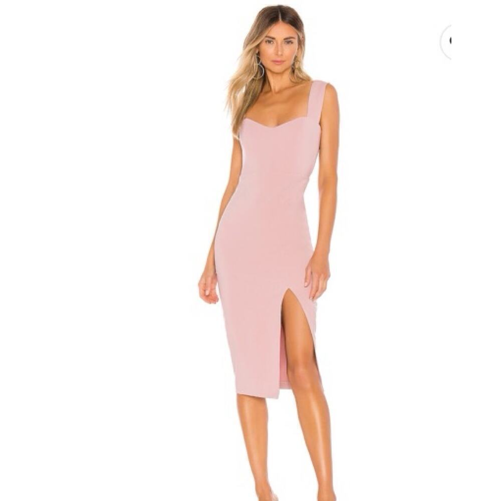 NWT Nookie Viva 2 Way Midi Dress Women's Dusty Pink Size Medium